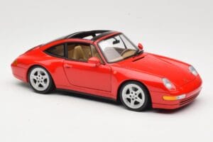 Porsche 911 993 Carrera Targa Raudonas UT Models 1:18 27821 Metalas - nuotrauka 6 iš 8