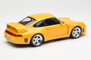 RUF CTR2 993 Sport Geltonas GT Spirit 1:18 GT141 Derva - nuotrauka 2 iš 6