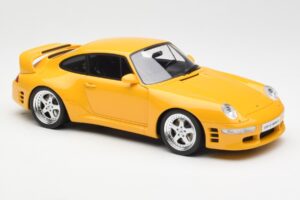 RUF CTR2 993 Sport Geltonas GT Spirit 1:18 GT141 Derva - nuotrauka 4 iš 6