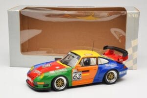 Porsche 911 993 GT2 #63 H. Muller / T. Trunk IMSA 1998 UT Models 1:18 39812 Metalas - nuotrauka 8 iš 8