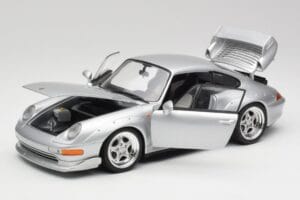 Porsche 911 993 GT2 Arctic Sidabrinis Metalinis UT Models 1:18 27831 Metalas - nuotrauka 2 iš 8