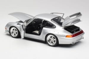 Porsche 911 993 GT2 Arctic Sidabrinis Metalinis UT Models 1:18 27831 Metalas - nuotrauka 5 iš 8