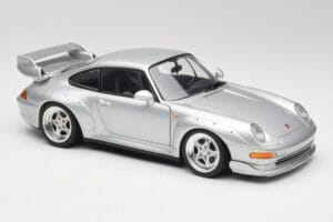 Porsche 911 993 GT2 Arctic Sidabrinis Metalinis UT Models 1:18 27831 Metalas - nuotrauka 6 iš 8