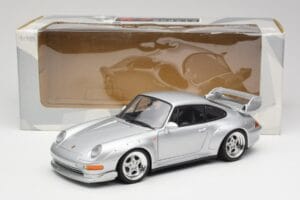 Porsche 911 993 GT2 Arctic Sidabrinis Metalinis UT Models 1:18 27831 Metalas - nuotrauka 8 iš 8