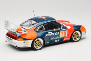 Porsche 911 993 GT2 #10 de Orleans / Saldana BPR Global GT Series 1996 UT Models 1:18 39632 Metalas - nuotrauka 3 iš 8