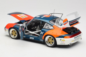 Porsche 911 993 GT2 #10 de Orleans / Saldana BPR Global GT Series 1996 UT Models 1:18 39632 Metalas - nuotrauka 5 iš 8