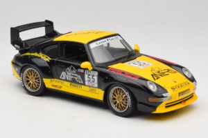 Porsche 911 993 GT2 #55 Juodas & Geltonas Anson 1:18 30325-W Metalas - nuotrauka 4 iš 6