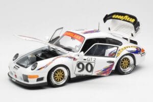 Porsche 911 993 GT2 #90 Vert / Franco / K. Koen Daytona 24 Hours 1998 UT Models 1:18 39813 Metalas - nuotrauka 2 iš 8