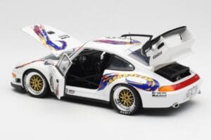 Porsche 911 993 GT2 #90 Vert / Franco / K. Koen Daytona 24 Hours 1998 UT Models 1:18 39813 Metalas - nuotrauka 5 iš 8