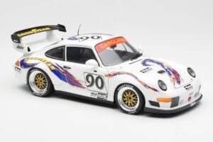 Porsche 911 993 GT2 #90 Vert / Franco / K. Koen Daytona 24 Hours 1998 UT Models 1:18 39813 Metalas - nuotrauka 6 iš 8