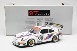 Porsche 911 993 GT2 #90 Vert / Franco / K. Koen Daytona 24 Hours 1998 UT Models 1:18 39813 Metalas - nuotrauka 8 iš 8