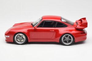 Porsche 911 993 Gunther Werks 400R Raudonas GT Spirit 1:18 GT210 Derva - nuotrauka 3 iš 6