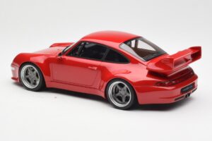 Porsche 911 993 Gunther Werks 400R Raudonas GT Spirit 1:18 GT210 Derva - nuotrauka 5 iš 6