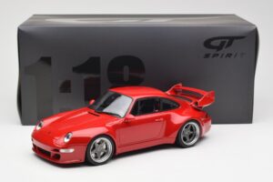 Porsche 911 993 Gunther Werks 400R Raudonas GT Spirit 1:18 GT210 Derva - nuotrauka 6 iš 6