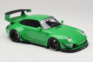 Porsche 911 993 RWB Žalias GT Spirit 1:18 GT074 Derva - nuotrauka 4 iš 6