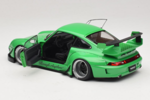 Porsche 911 993 RWB Žalias Gun Grey Wheels AUTOart 1:18 78151 Kompozitas - nuotrauka 5 iš 8