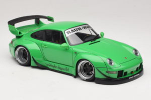 Porsche 911 993 RWB Žalias Gun Grey Wheels AUTOart 1:18 78151 Kompozitas - nuotrauka 6 iš 8