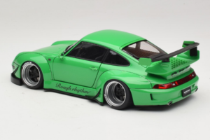 Porsche 911 993 RWB Žalias Gun Grey Wheels AUTOart 1:18 78151 Kompozitas - nuotrauka 7 iš 8