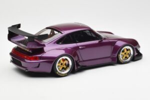 Porsche 911 993 RWB Violetinis GT Spirit 1:18 GT727 Derva - nuotrauka 2 iš 6