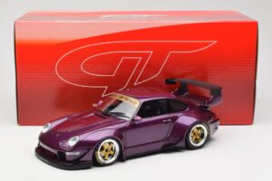 Porsche 911 993 RWB Violetinis GT Spirit 1:18 GT727 Derva - nuotrauka 6 iš 6