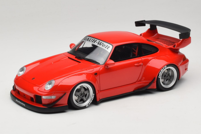 Porsche 911 993 RWB Raudonas GT Spirit 1:18 ZM045 Derva