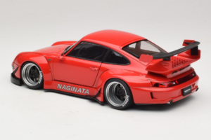 Porsche 911 993 RWB Raudonas Gun Grey Wheels AUTOart 1:18 78153 Kompozitas - nuotrauka 7 iš 8