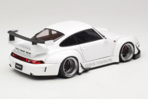 Porsche 911 993 RWB Baltas Gun Grey Wheels AUTOart 1:18 78150 Kompozitas - nuotrauka 3 iš 8