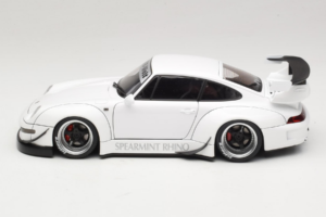 Porsche 911 993 RWB Baltas Gun Grey Wheels AUTOart 1:18 78150 Kompozitas - nuotrauka 4 iš 8