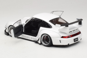 Porsche 911 993 RWB Baltas Gun Grey Wheels AUTOart 1:18 78150 Kompozitas - nuotrauka 5 iš 8