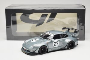 Porsche 911 993 RWB Yuiitsumuni Sidabrinis GT Spirit 1:18 GT522 Derva - nuotrauka 6 iš 6