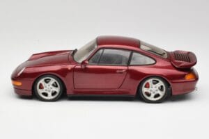 Porsche 911 993 Turbo Arena Raudonas Metalinis UT Models 1:18 27811 Metalas - nuotrauka 4 iš 8