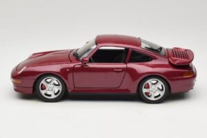 Porsche 911 993 Turbo Raudonas Anson 1:18 30320-W Metalas - nuotrauka 4 iš 8