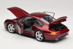 Porsche 911 993 Turbo Red Metallic UT Models 1:18 180066070 Metalas - nuotrauka 5 iš 8