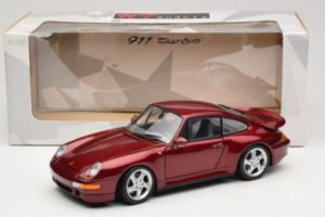 Porsche 911 993 Turbo Red Metallic UT Models 1:18 180066070 Metalas - nuotrauka 8 iš 8