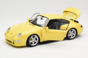 Porsche 911 993 Turbo S Geltonas UT Models 1:18 27836 Metalas - nuotrauka 2 iš 8
