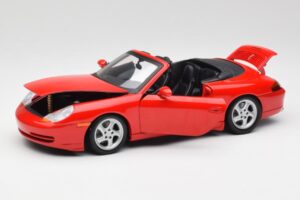 Porsche 911 996 Kabrioletas Raudonas Gate 1:18 1051 Metalas - nuotrauka 2 iš 8