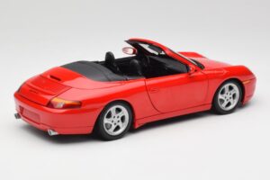 Porsche 911 996 Kabrioletas Raudonas Gate 1:18 1051 Metalas - nuotrauka 3 iš 8