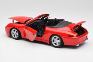 Porsche 911 996 Kabrioletas Raudonas Gate 1:18 1051 Metalas - nuotrauka 5 iš 8