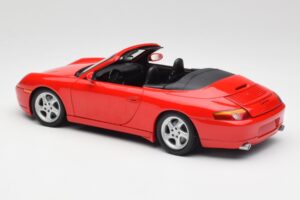 Porsche 911 996 Kabrioletas Raudonas Gate 1:18 1051 Metalas - nuotrauka 7 iš 8