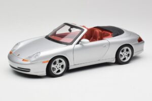 Porsche 911 996 Kabrioletas Sidabras Gate 1:18 1052 Metalas