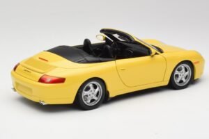 Porsche 911 996 Kabrioletas Speed Geltonas UT Models 1:18 27906 Metalas - nuotrauka 3 iš 8
