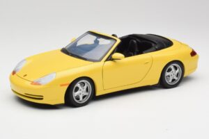 Porsche 911 996 Kabrioletas Speed Geltonas UT Models 1:18 27906 Metalas