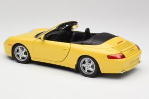 Porsche 911 996 Kabrioletas Speed Geltonas UT Models 1:18 27906 Metalas - nuotrauka 7 iš 8
