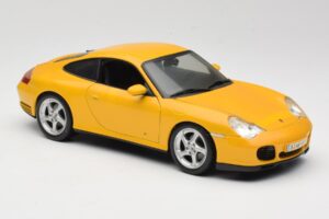 Porsche 911 996 Carrera 4S Geltonas Maisto 1:18 WAP02101610 Metalas - nuotrauka 6 iš 8