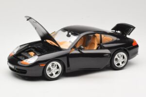 Porsche 911 996 Carrera Juodas Bburago 1:18 3385-M2 Metalas - nuotrauka 2 iš 8
