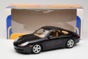 Porsche 911 996 Carrera Juodas Gate 1:18 1043 Metalas - nuotrauka 8 iš 8