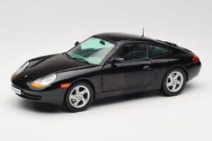 Porsche 911 996 Carrera Juodas Sun Star 1:18 1202 Metalas