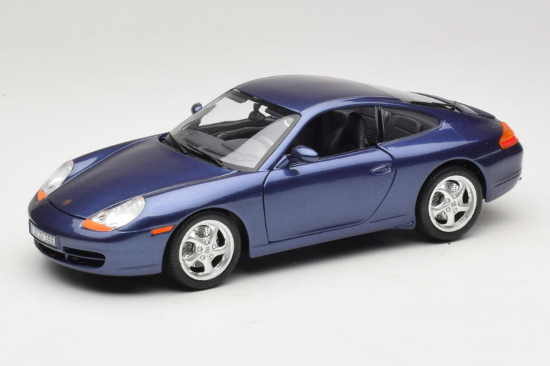 Porsche 911 996 Carrera Mėlynas Bburago 1:18 WAP02100897 Metalas