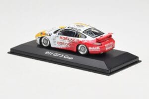 Porsche 911 996 GT3 Cup #1 M. Becker Carrera Cup 2003 Minichamps 1:43 WAP02007210 Metalas - nuotrauka 3 iš 4