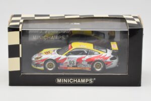 Porsche 911 996 GT3 Cup #93 L. Luhr / G. Maassen / E. Collard 24 Hours of Le Mans 2003 Minichamps 1:43 S5527 Metalas - nuotrauka 4 iš 4